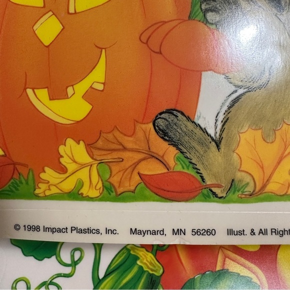 Vintage Set Of 3 Halloween Window Clings 90s Pumpkin Cats Ghost Nostalgic Decor - Picture 14 of 14